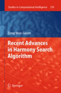 cover of the book Recent Advances in Harmony Search Algorithm