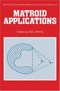 cover of the book Matroid applications