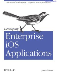 cover of the book Developing enterprise iOS applications