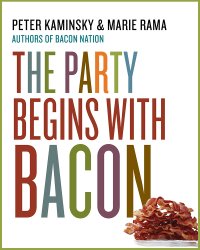 cover of the book The party begins with bacon: 15 irresistible recipes