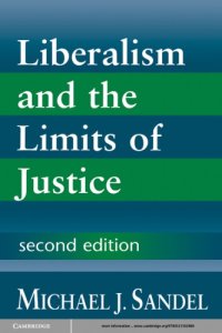 cover of the book Liberalism and the limits of justice