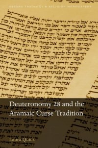 cover of the book Deuteronomy 28 and the Aramaic curse tradition