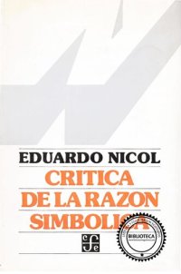 cover of the book Crítica de la razón simbólica