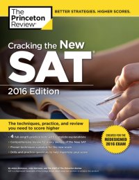 cover of the book Cracking the New SAT with 4 Practice Tests, 2016 Edition