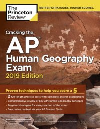 cover of the book Cracking the AP Human Geography Exam, 2019 Edition