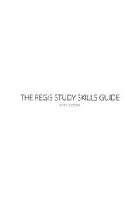 cover of the book The Regis study skills guide