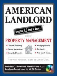 cover of the book American landlord: everything U need to know about property management