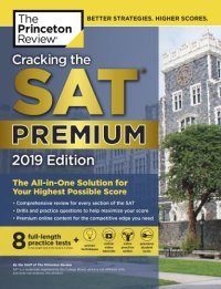 cover of the book Cracking the SAT Premium Edition with 8 Practice Tests, 2019