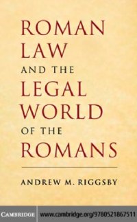 cover of the book Roman law and the legal world of the Romans