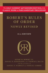 cover of the book Robert's rules of order: newly revised ; 11th edition: a new and enlarged edition