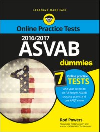 cover of the book 2016 / 2017 ASVAB For Dummies with Online Practice