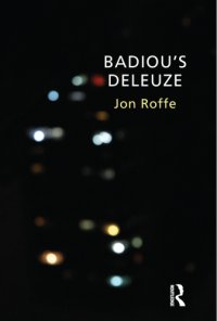 cover of the book Badiou''s Deleuze