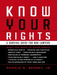 cover of the book Know your rights: a survival guide for non-lawyers