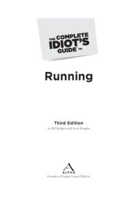 cover of the book The complete idiot's guide to running