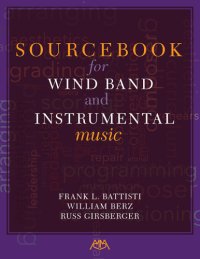 cover of the book Sourcebook for Wind Band and Instrumental Music