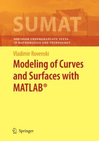 cover of the book Modeling of curves and surfaces with MATLAB