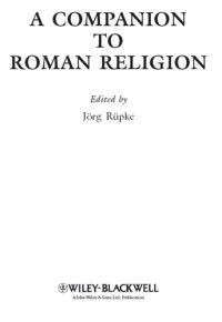 cover of the book A Companion to Roman Religion