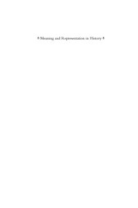 cover of the book Meaning and representation in history