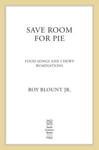 cover of the book Save room for pie: food songs and chewy ruminations