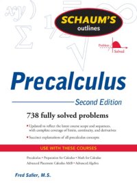 cover of the book Schaum's outlines: precalculus