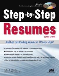 cover of the book Step-by-step resumes: build an outstanding resume in 10 easy steps!