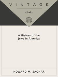 cover of the book A History of the Jews in America