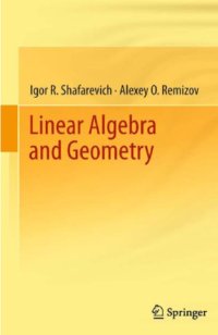 cover of the book Linear algebra and geometry