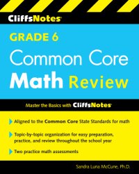 cover of the book CliffsNotes Grade 6 Common Core Math Review