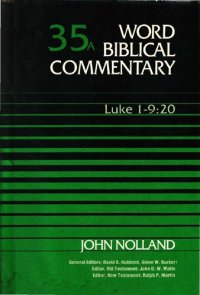 cover of the book Luke 1:1-9:20