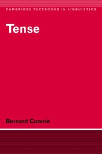 cover of the book Tense (Cambridge Textbooks in Linguistics)