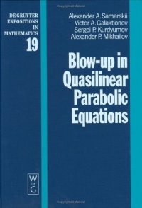 cover of the book Blow-Up in Quasilinear Parabolic Equations (De Gruyter Expositions in Mathematics)