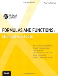 cover of the book Formulas and Functions: Microsoft Excel 2010 (MrExcel Library)