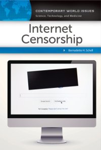 cover of the book Internet censorship: a reference handbook