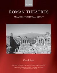 cover of the book Roman theatres: an architectural study