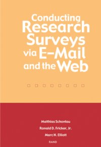 cover of the book Conducting Research Surveys via E-Mail and the Web