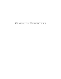 cover of the book Campaign furniture