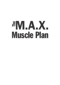 cover of the book The MAX muscle plan