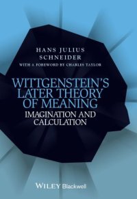 cover of the book Wittgensteins later theory of meaning: imagination and calculation