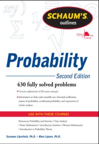 cover of the book Schaum's Outline of Probability