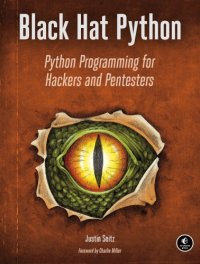 cover of the book Black hat Python: Python programming for hackers and pentesters