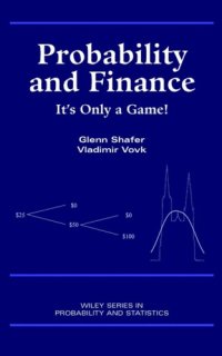 cover of the book Probability and finance: it's only a game!