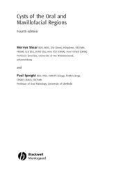 cover of the book Cysts of the oral and maxillofacial regions