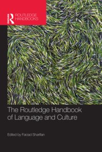 cover of the book The Routledge Handbook of Language and Culture