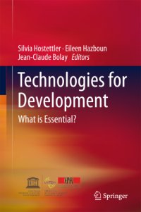 cover of the book Technologies for development: what is essential?