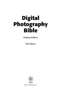 cover of the book Digital Photography Bible, Desktop Edition