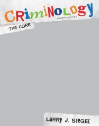 cover of the book Criminology: the core