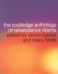 cover of the book The Routledge Anthology of Renaissance Drama