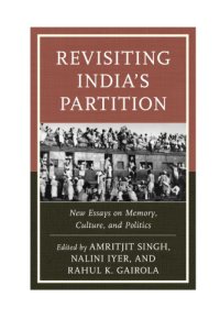 cover of the book Revisiting India's partition: new essays on memory, culture, and politics