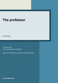 cover of the book The professor