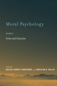 cover of the book Moral psychology